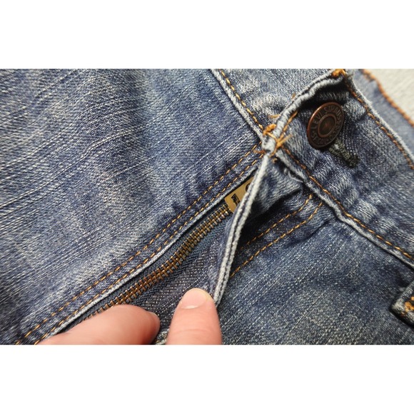 Levi's 559 Relaxed Straight Jeans Mens 36x34 Blue Medium Wash Denim Western - Picture 9 of 12